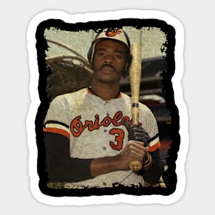 Eddie Murray in Baltimore Orioles Sticker